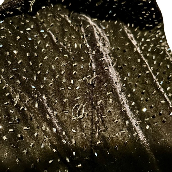 Cassandra Stone Black Beaded Formal Gown | Size 6 - Picture 4 of 7